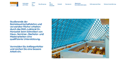 Desktop Screenshot of bwl-lektor.de