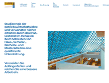 Tablet Screenshot of bwl-lektor.de